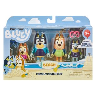 Bluey 4pk Figure Set